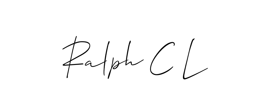 You can use this online signature creator to create a handwritten signature for the name Ralph C L. This is the best online autograph maker. Ralph C L signature style 2 images and pictures png