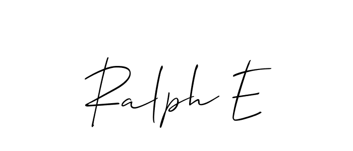 Once you've used our free online signature maker to create your best signature Allison_Script style, it's time to enjoy all of the benefits that Ralph E name signing documents. Ralph E signature style 2 images and pictures png
