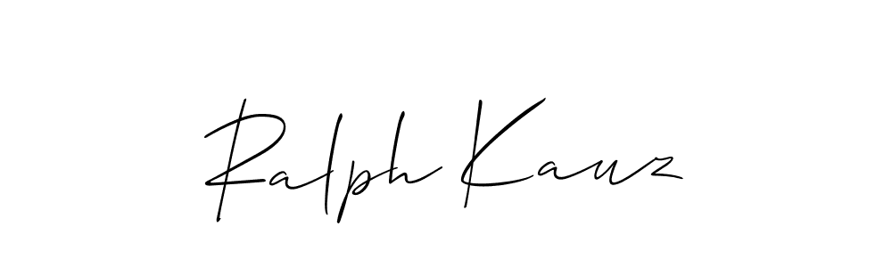 Design your own signature with our free online signature maker. With this signature software, you can create a handwritten (Allison_Script) signature for name Ralph Kauz. Ralph Kauz signature style 2 images and pictures png