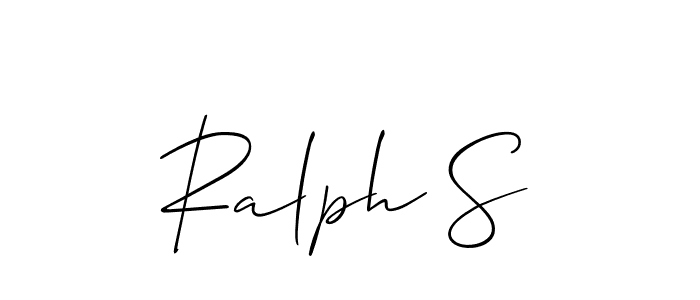 Also You can easily find your signature by using the search form. We will create Ralph S name handwritten signature images for you free of cost using Allison_Script sign style. Ralph S signature style 2 images and pictures png