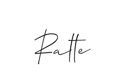 The best way (Allison_Script) to make a short signature is to pick only two or three words in your name. The name Ralte include a total of six letters. For converting this name. Ralte signature style 2 images and pictures png