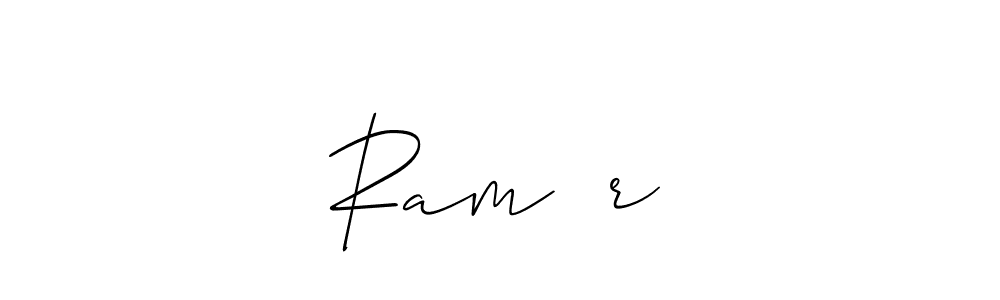 Make a short Ramवीr signature style. Manage your documents anywhere anytime using Allison_Script. Create and add eSignatures, submit forms, share and send files easily. Ramवीr signature style 2 images and pictures png