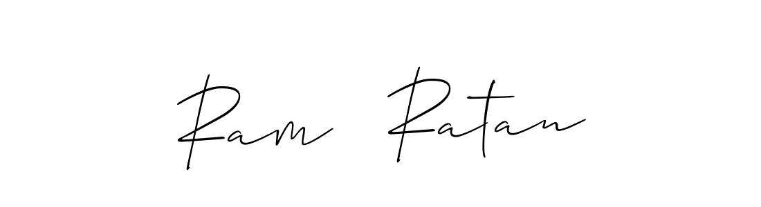 It looks lik you need a new signature style for name Ram   Ratan. Design unique handwritten (Allison_Script) signature with our free signature maker in just a few clicks. Ram   Ratan signature style 2 images and pictures png