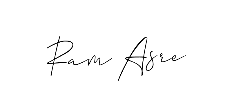 How to make Ram Asre signature? Allison_Script is a professional autograph style. Create handwritten signature for Ram Asre name. Ram Asre signature style 2 images and pictures png