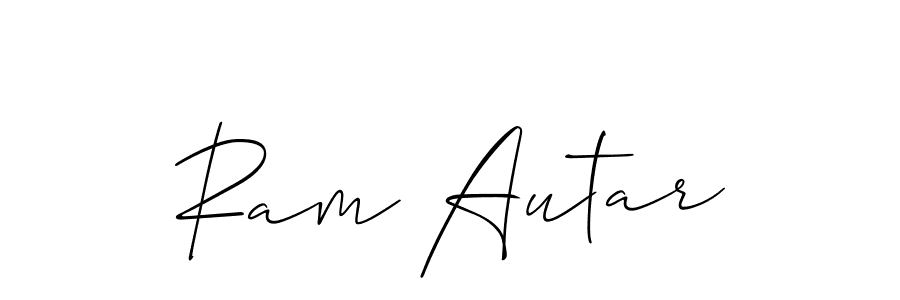 Best and Professional Signature Style for Ram Autar. Allison_Script Best Signature Style Collection. Ram Autar signature style 2 images and pictures png