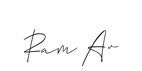 Check out images of Autograph of Ram Av name. Actor Ram Av Signature Style. Allison_Script is a professional sign style online. Ram Av signature style 2 images and pictures png
