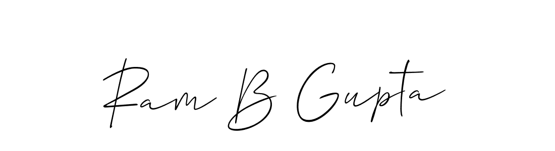 It looks lik you need a new signature style for name Ram B Gupta. Design unique handwritten (Allison_Script) signature with our free signature maker in just a few clicks. Ram B Gupta signature style 2 images and pictures png