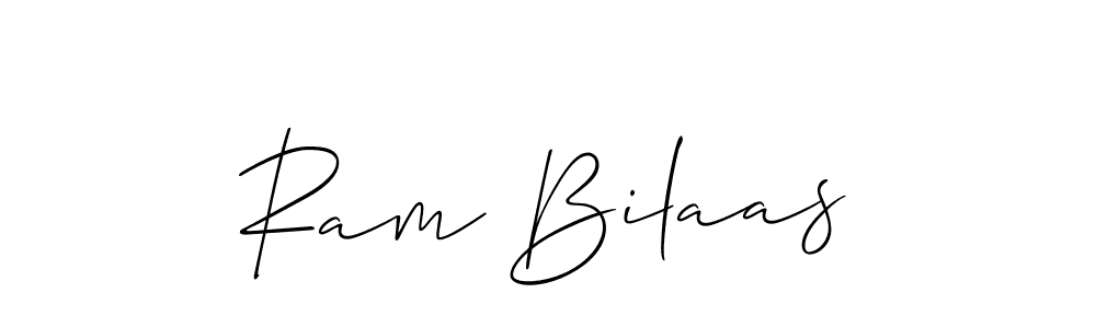 Ram Bilaas stylish signature style. Best Handwritten Sign (Allison_Script) for my name. Handwritten Signature Collection Ideas for my name Ram Bilaas. Ram Bilaas signature style 2 images and pictures png