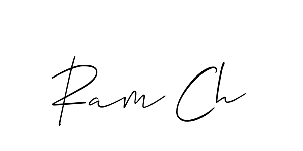 if you are searching for the best signature style for your name Ram Ch. so please give up your signature search. here we have designed multiple signature styles  using Allison_Script. Ram Ch signature style 2 images and pictures png