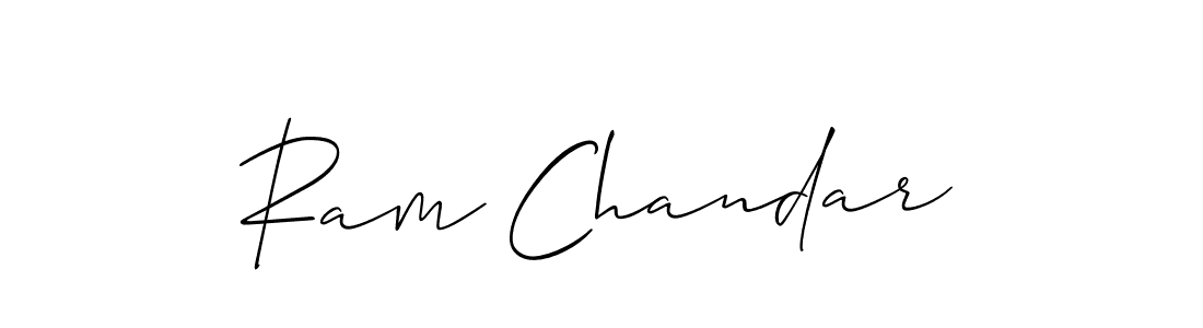 Also we have Ram Chandar name is the best signature style. Create professional handwritten signature collection using Allison_Script autograph style. Ram Chandar signature style 2 images and pictures png