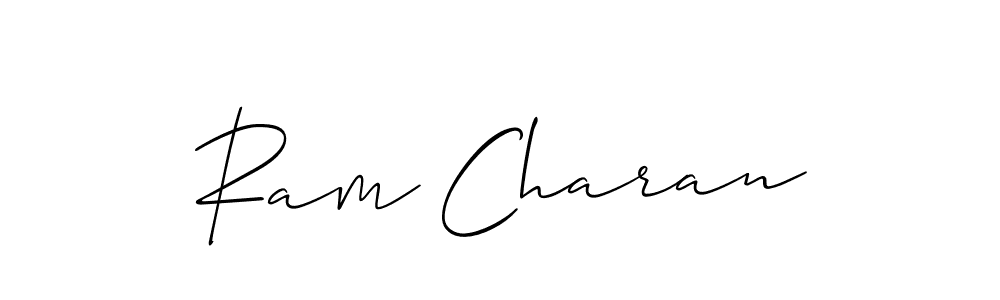 Make a beautiful signature design for name Ram Charan. With this signature (Allison_Script) style, you can create a handwritten signature for free. Ram Charan signature style 2 images and pictures png