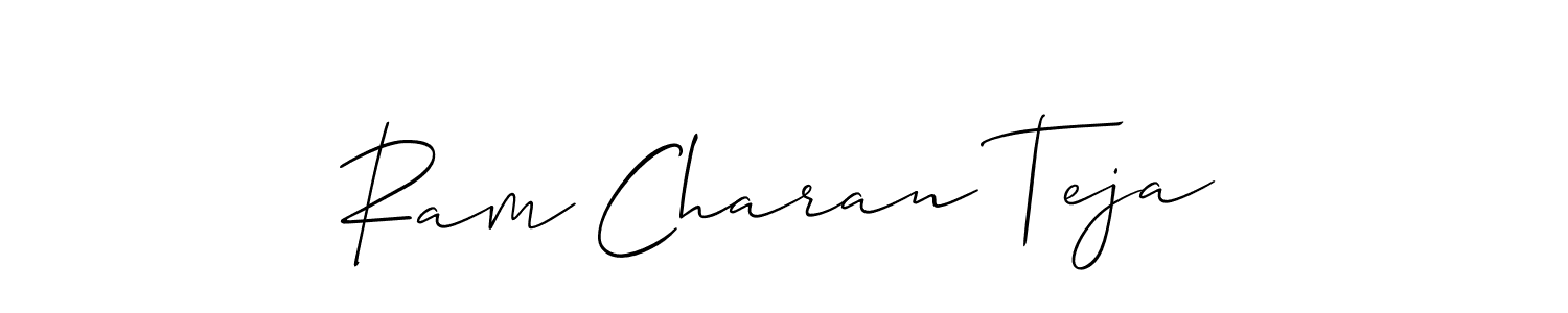Best and Professional Signature Style for Ram Charan Teja. Allison_Script Best Signature Style Collection. Ram Charan Teja signature style 2 images and pictures png