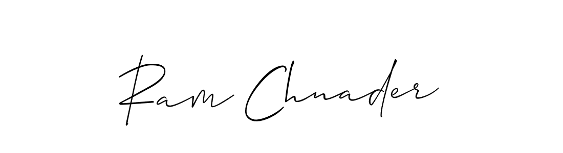 Ram Chnader stylish signature style. Best Handwritten Sign (Allison_Script) for my name. Handwritten Signature Collection Ideas for my name Ram Chnader. Ram Chnader signature style 2 images and pictures png