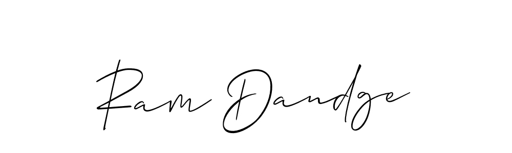 Best and Professional Signature Style for Ram Dandge. Allison_Script Best Signature Style Collection. Ram Dandge signature style 2 images and pictures png