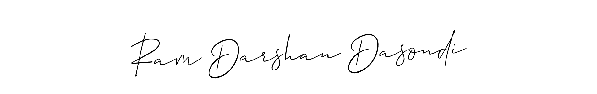 You can use this online signature creator to create a handwritten signature for the name Ram Darshan Dasondi. This is the best online autograph maker. Ram Darshan Dasondi signature style 2 images and pictures png