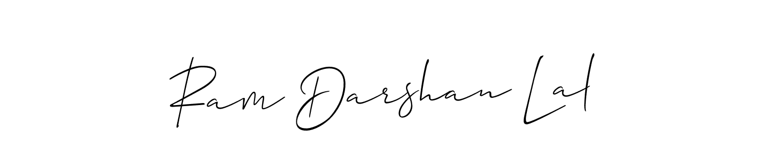 How to make Ram Darshan Lal signature? Allison_Script is a professional autograph style. Create handwritten signature for Ram Darshan Lal name. Ram Darshan Lal signature style 2 images and pictures png