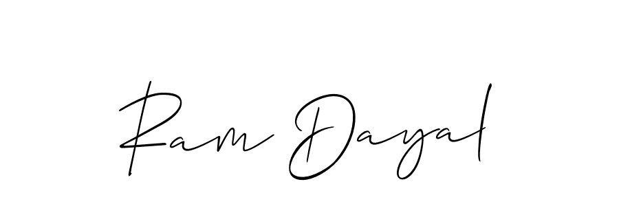 Create a beautiful signature design for name Ram Dayal. With this signature (Allison_Script) fonts, you can make a handwritten signature for free. Ram Dayal signature style 2 images and pictures png