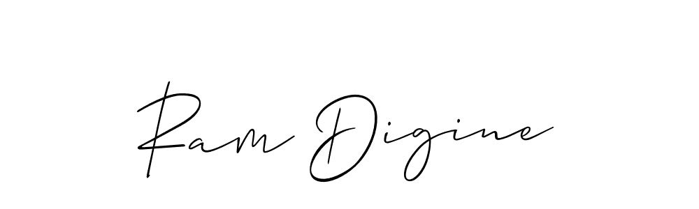 It looks lik you need a new signature style for name Ram Digine. Design unique handwritten (Allison_Script) signature with our free signature maker in just a few clicks. Ram Digine signature style 2 images and pictures png