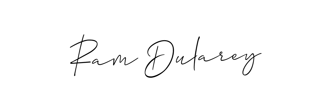 Check out images of Autograph of Ram Dularey name. Actor Ram Dularey Signature Style. Allison_Script is a professional sign style online. Ram Dularey signature style 2 images and pictures png