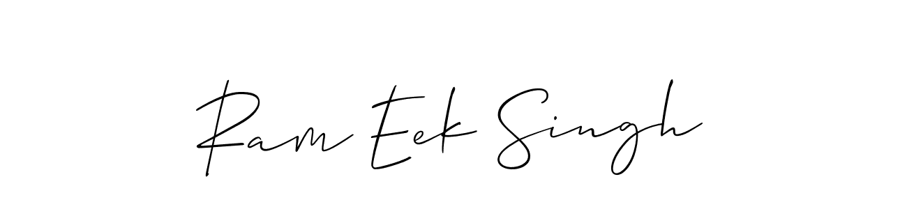 You can use this online signature creator to create a handwritten signature for the name Ram Eek Singh. This is the best online autograph maker. Ram Eek Singh signature style 2 images and pictures png