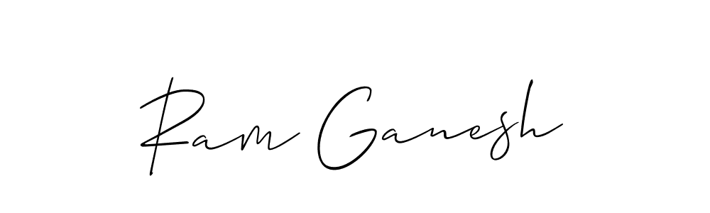 Design your own signature with our free online signature maker. With this signature software, you can create a handwritten (Allison_Script) signature for name Ram Ganesh. Ram Ganesh signature style 2 images and pictures png