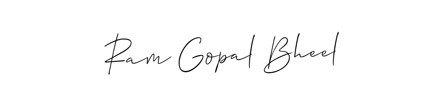 Make a short Ram Gopal Bheel signature style. Manage your documents anywhere anytime using Allison_Script. Create and add eSignatures, submit forms, share and send files easily. Ram Gopal Bheel signature style 2 images and pictures png