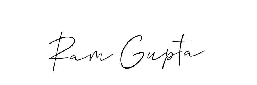 How to make Ram Gupta name signature. Use Allison_Script style for creating short signs online. This is the latest handwritten sign. Ram Gupta signature style 2 images and pictures png