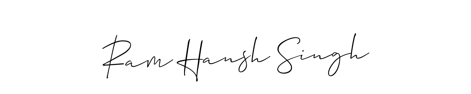 Best and Professional Signature Style for Ram Hansh Singh. Allison_Script Best Signature Style Collection. Ram Hansh Singh signature style 2 images and pictures png