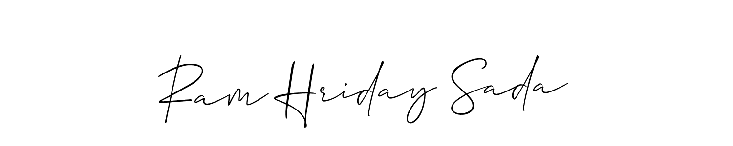 Once you've used our free online signature maker to create your best signature Allison_Script style, it's time to enjoy all of the benefits that Ram Hriday Sada name signing documents. Ram Hriday Sada signature style 2 images and pictures png
