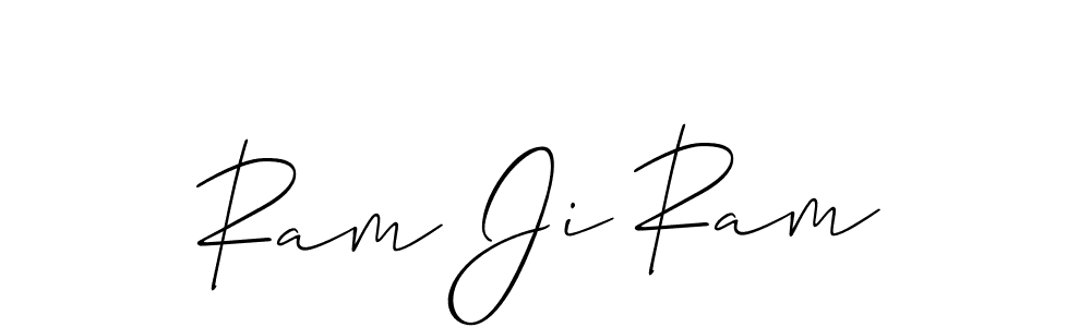 Make a beautiful signature design for name Ram Ji Ram. With this signature (Allison_Script) style, you can create a handwritten signature for free. Ram Ji Ram signature style 2 images and pictures png