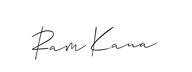 Ram Kana stylish signature style. Best Handwritten Sign (Allison_Script) for my name. Handwritten Signature Collection Ideas for my name Ram Kana. Ram Kana signature style 2 images and pictures png