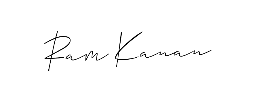 It looks lik you need a new signature style for name Ram Kanan. Design unique handwritten (Allison_Script) signature with our free signature maker in just a few clicks. Ram Kanan signature style 2 images and pictures png