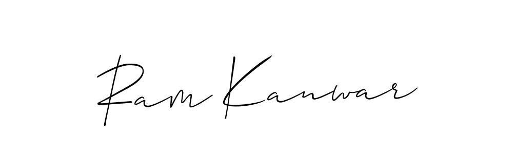 Ram Kanwar stylish signature style. Best Handwritten Sign (Allison_Script) for my name. Handwritten Signature Collection Ideas for my name Ram Kanwar. Ram Kanwar signature style 2 images and pictures png