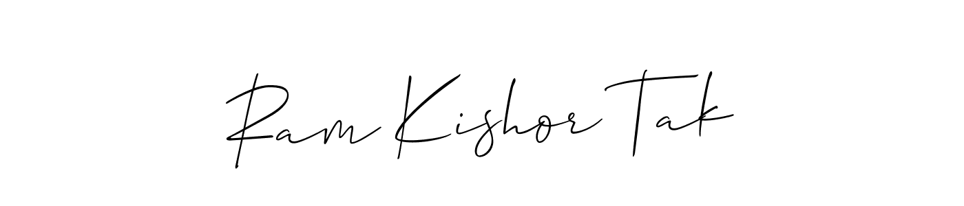 Best and Professional Signature Style for Ram Kishor Tak. Allison_Script Best Signature Style Collection. Ram Kishor Tak signature style 2 images and pictures png