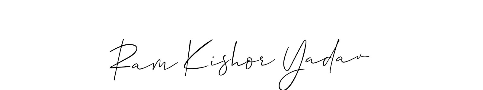 Here are the top 10 professional signature styles for the name Ram Kishor Yadav. These are the best autograph styles you can use for your name. Ram Kishor Yadav signature style 2 images and pictures png