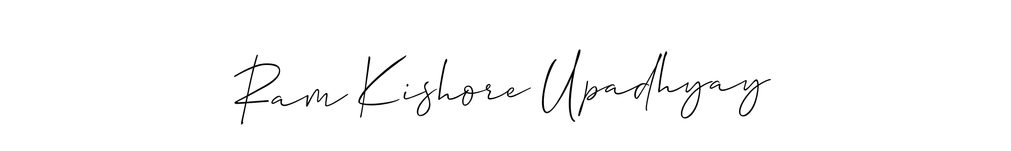 Ram Kishore Upadhyay stylish signature style. Best Handwritten Sign (Allison_Script) for my name. Handwritten Signature Collection Ideas for my name Ram Kishore Upadhyay. Ram Kishore Upadhyay signature style 2 images and pictures png