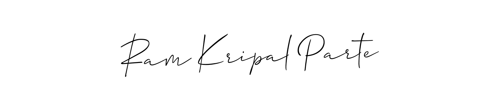 Similarly Allison_Script is the best handwritten signature design. Signature creator online .You can use it as an online autograph creator for name Ram Kripal Parte. Ram Kripal Parte signature style 2 images and pictures png