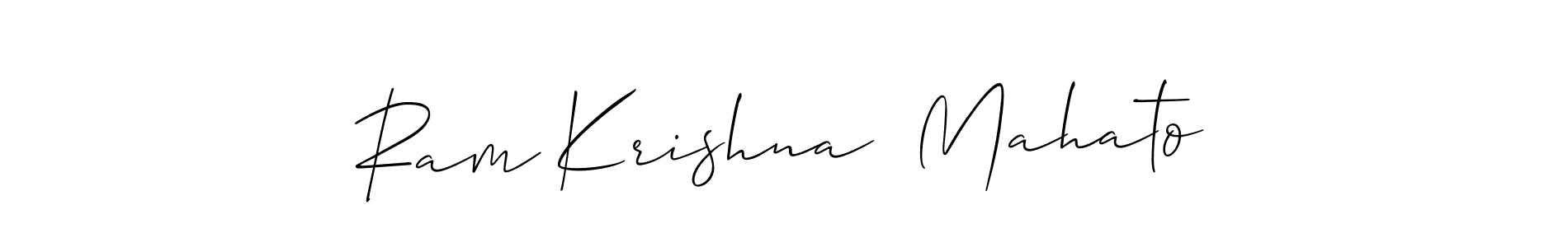 Once you've used our free online signature maker to create your best signature Allison_Script style, it's time to enjoy all of the benefits that Ram Krishna  Mahato name signing documents. Ram Krishna  Mahato signature style 2 images and pictures png