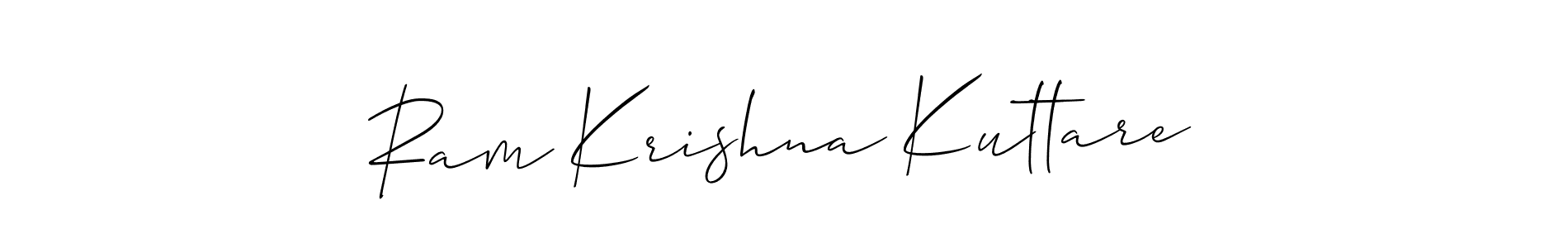 Make a beautiful signature design for name Ram Krishna Kuttare. With this signature (Allison_Script) style, you can create a handwritten signature for free. Ram Krishna Kuttare signature style 2 images and pictures png
