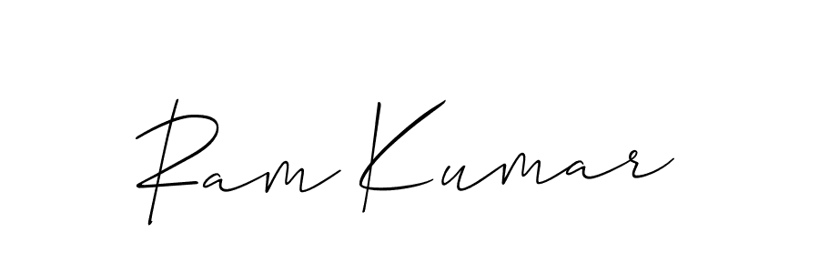 How to make Ram Kumar name signature. Use Allison_Script style for creating short signs online. This is the latest handwritten sign. Ram Kumar signature style 2 images and pictures png