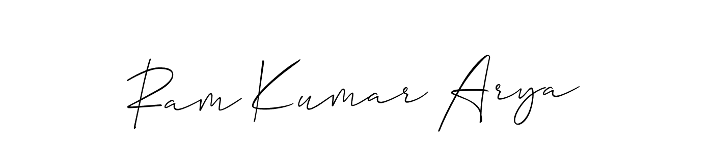 if you are searching for the best signature style for your name Ram Kumar Arya. so please give up your signature search. here we have designed multiple signature styles  using Allison_Script. Ram Kumar Arya signature style 2 images and pictures png