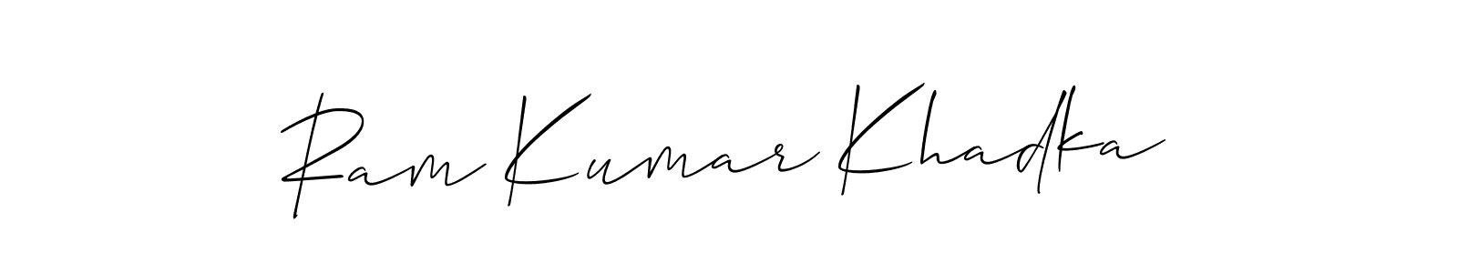 You can use this online signature creator to create a handwritten signature for the name Ram Kumar Khadka. This is the best online autograph maker. Ram Kumar Khadka signature style 2 images and pictures png