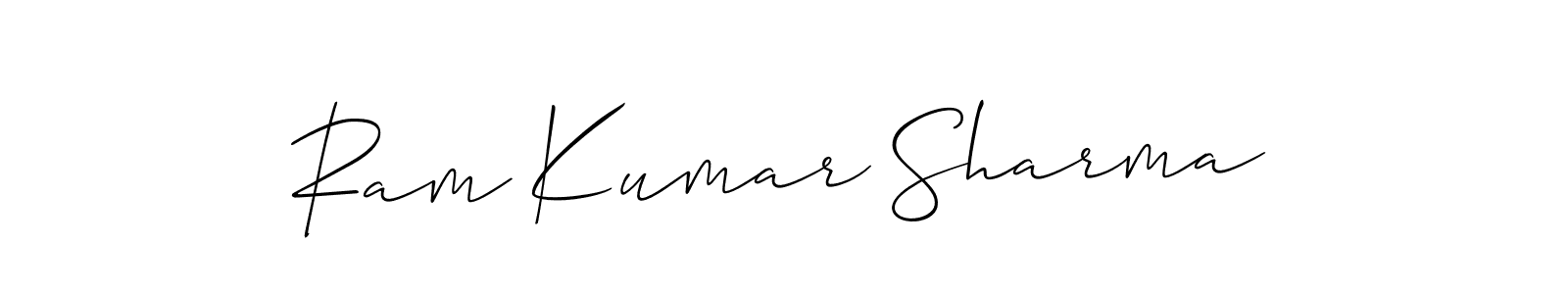 Also You can easily find your signature by using the search form. We will create Ram Kumar Sharma name handwritten signature images for you free of cost using Allison_Script sign style. Ram Kumar Sharma signature style 2 images and pictures png