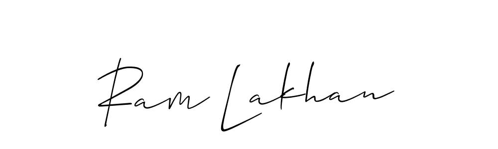 The best way (Allison_Script) to make a short signature is to pick only two or three words in your name. The name Ram Lakhan include a total of six letters. For converting this name. Ram Lakhan signature style 2 images and pictures png