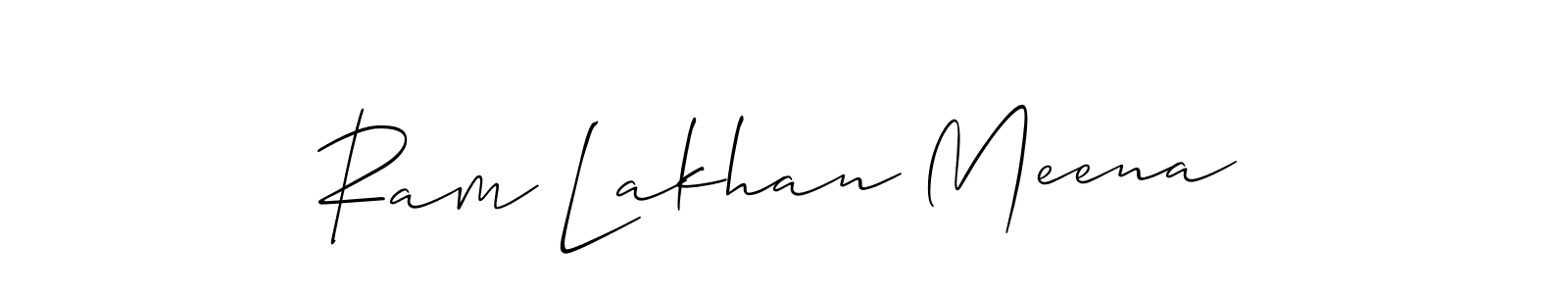 This is the best signature style for the Ram Lakhan Meena name. Also you like these signature font (Allison_Script). Mix name signature. Ram Lakhan Meena signature style 2 images and pictures png