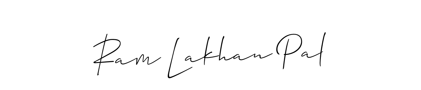 Also we have Ram Lakhan Pal name is the best signature style. Create professional handwritten signature collection using Allison_Script autograph style. Ram Lakhan Pal signature style 2 images and pictures png