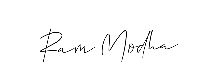 It looks lik you need a new signature style for name Ram Modha. Design unique handwritten (Allison_Script) signature with our free signature maker in just a few clicks. Ram Modha signature style 2 images and pictures png