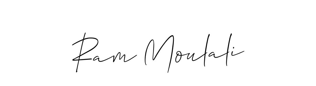 The best way (Allison_Script) to make a short signature is to pick only two or three words in your name. The name Ram Moulali include a total of six letters. For converting this name. Ram Moulali signature style 2 images and pictures png