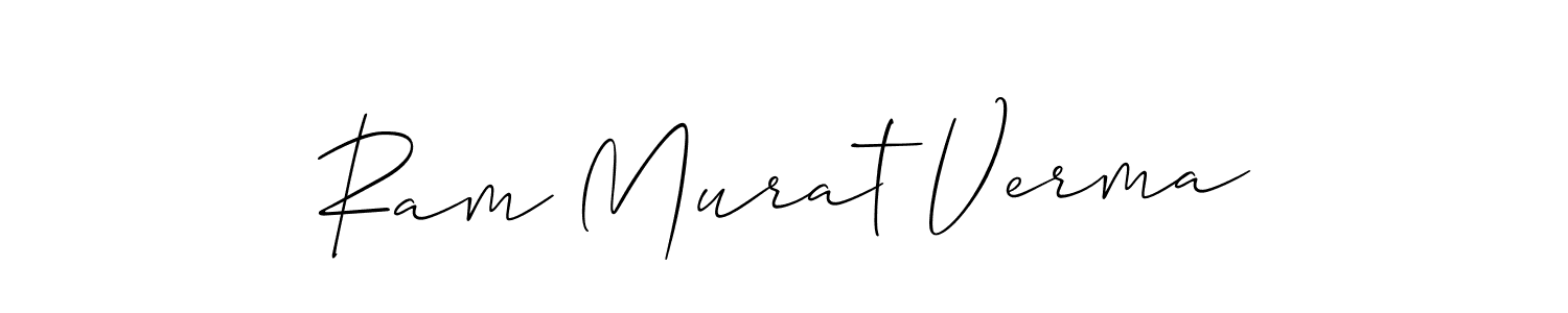 It looks lik you need a new signature style for name Ram Murat Verma. Design unique handwritten (Allison_Script) signature with our free signature maker in just a few clicks. Ram Murat Verma signature style 2 images and pictures png