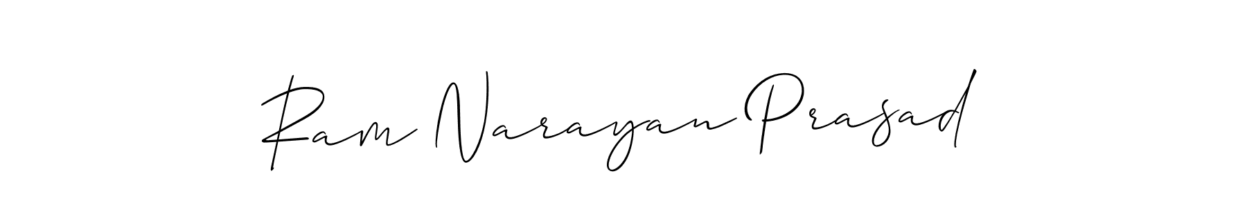 Make a short Ram Narayan Prasad signature style. Manage your documents anywhere anytime using Allison_Script. Create and add eSignatures, submit forms, share and send files easily. Ram Narayan Prasad signature style 2 images and pictures png